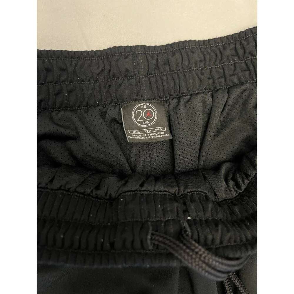 Jordan Zipper Track Pants Sweatpants Mens XL 20th Year Anniversary 2005 Black